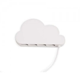 Multiconector Para Usb Nube Blanca