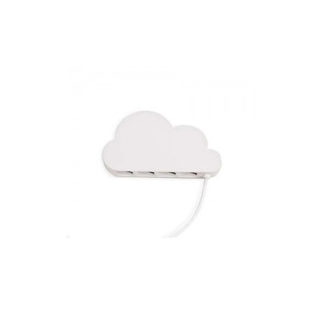 Multiconector Para Usb Nube Blanca